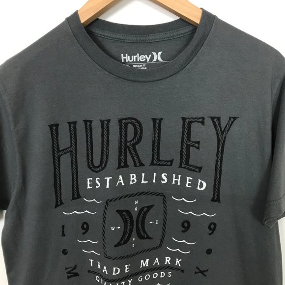 Hurley Other - Hurley Premium Fit Graphic Men Medium Gray T-Shirt